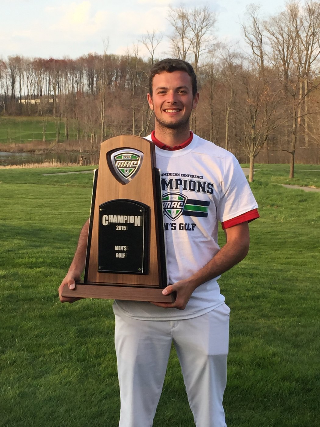Jack with the MAC championship trophy
